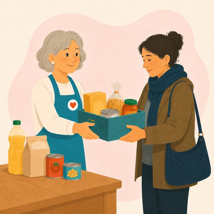 Distribution de banque alimentaire coordonnée avec BenevolOps